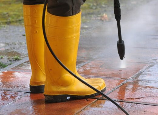 Pressure Wash Your Walkways